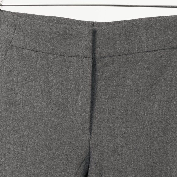 Brunello Cucinelli Grey Wool-Flannel Skinny Pants - Picture 6 of 11